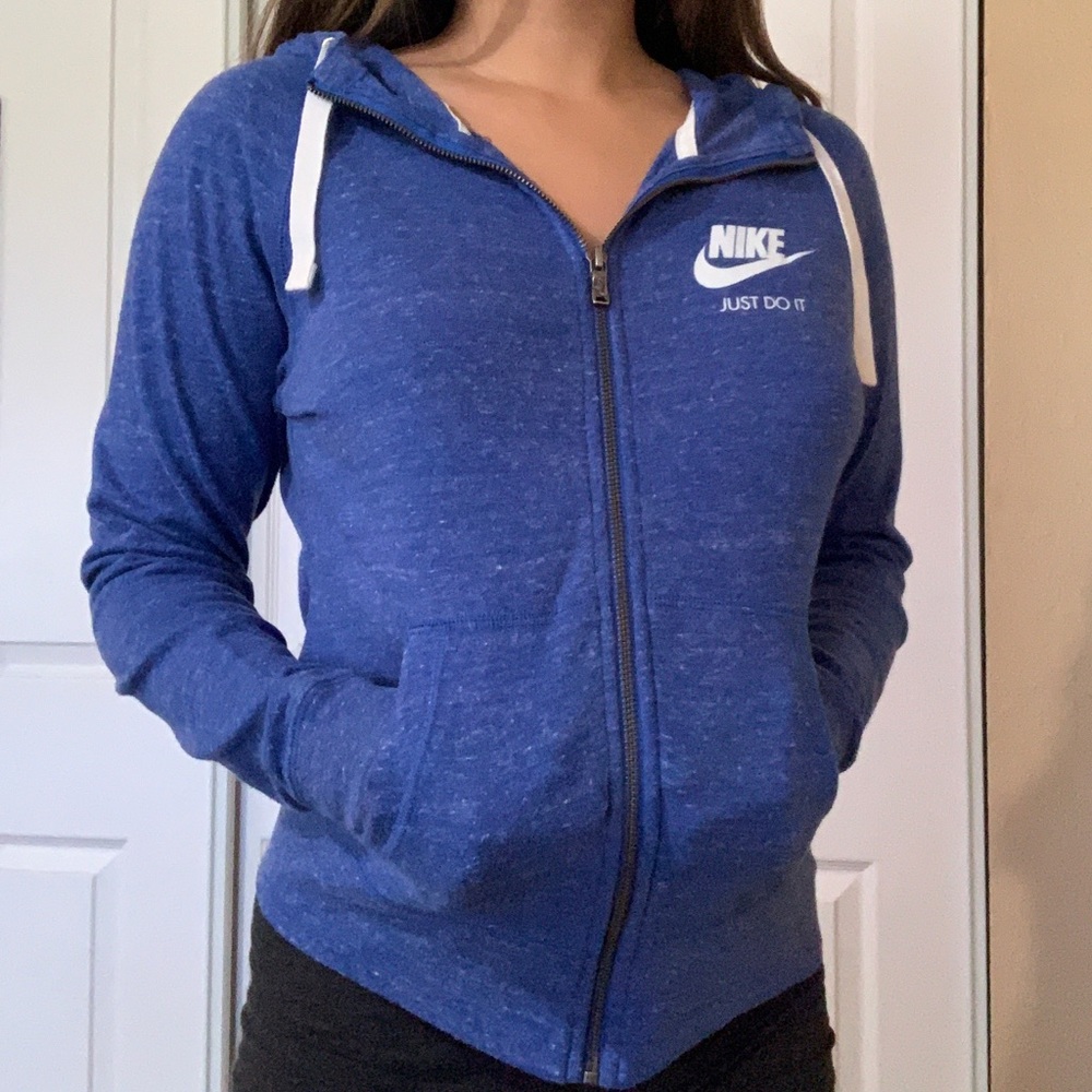 Blue Nike Zip Up